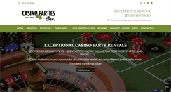 Desktop Screenshot of casinopartiesinc.com